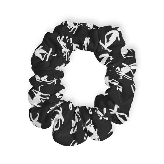 Girls Jib and Grab Black Scrunchie