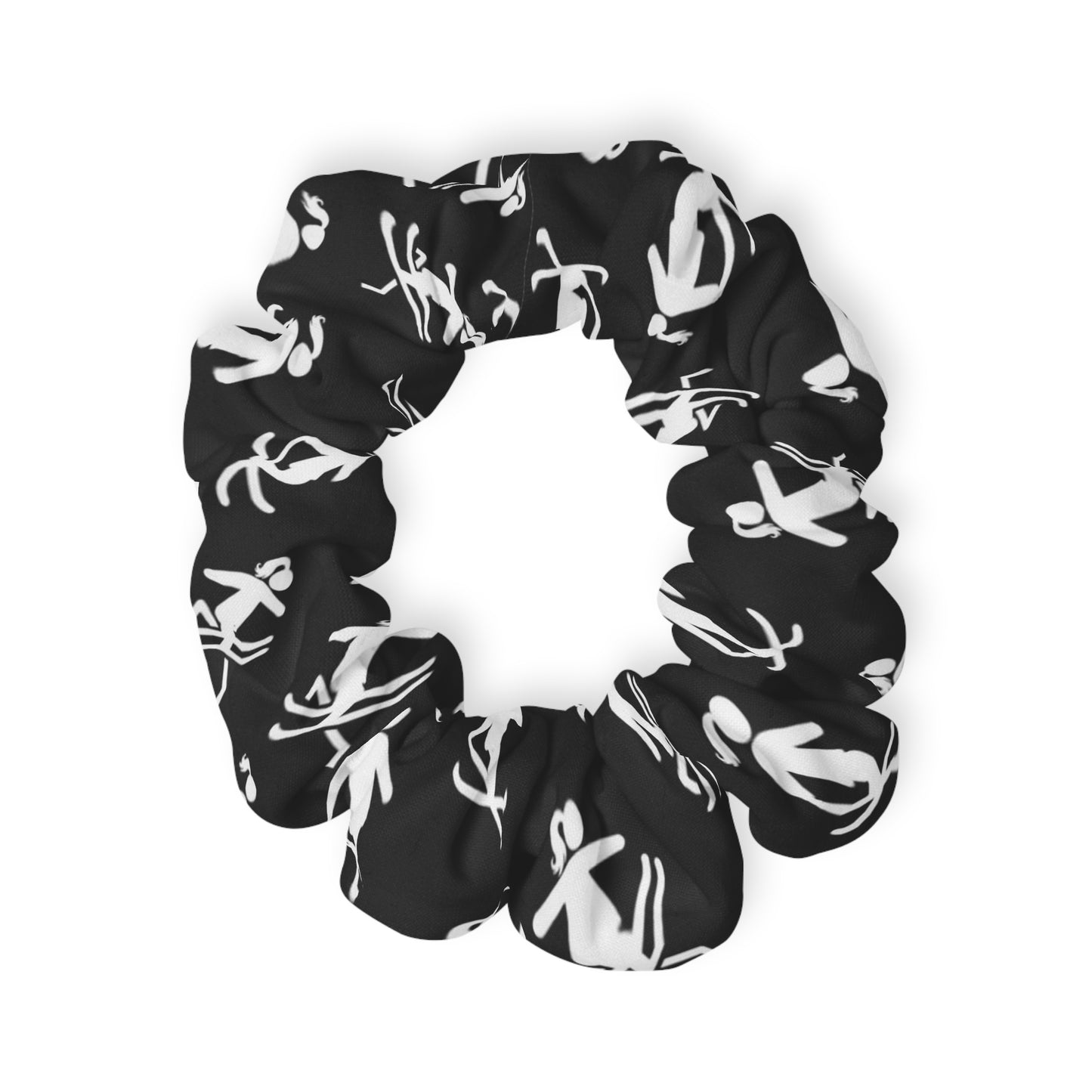 Girls Jib and Grab Black Scrunchie