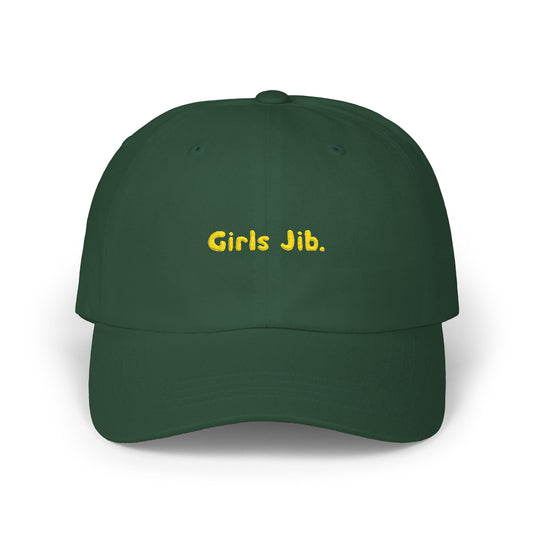 Girls Jib Groovy Embroidered Hat Green
