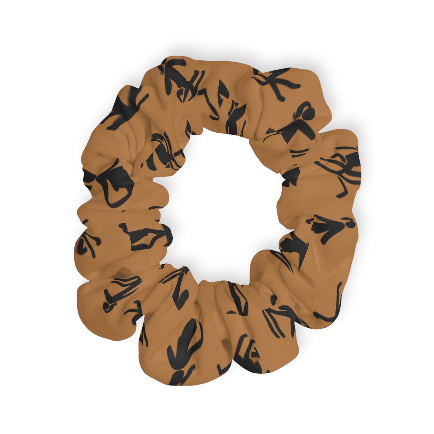 Girls Jib and Grab Cognac Scrunchie