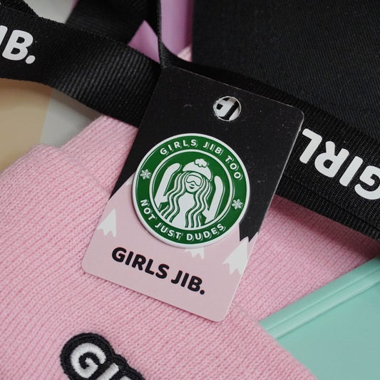 Girls Jib Too Enamel Pin