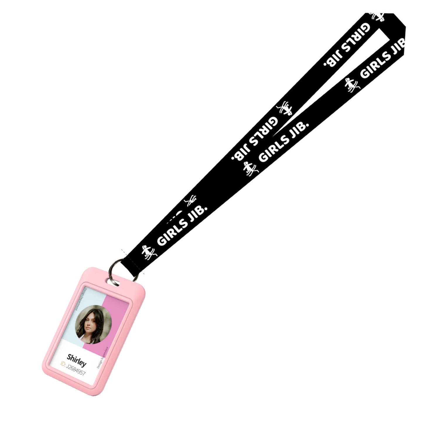 Black Season Pass Lanyard Pink Pass Holder